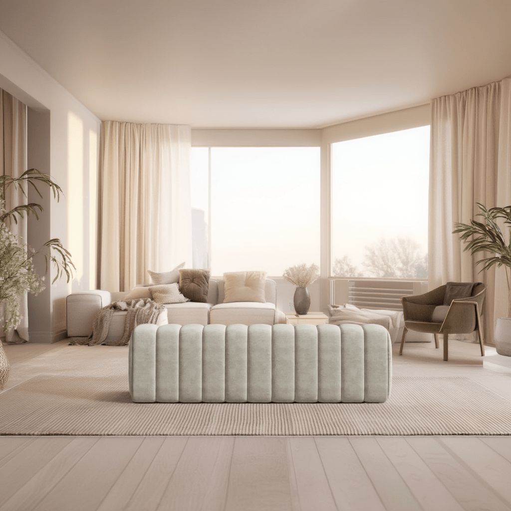 Banc Modulable / Collection O – Tissu Vegan Déperlant, Assemblage Facile et Design Minimaliste - Atelier NUBO