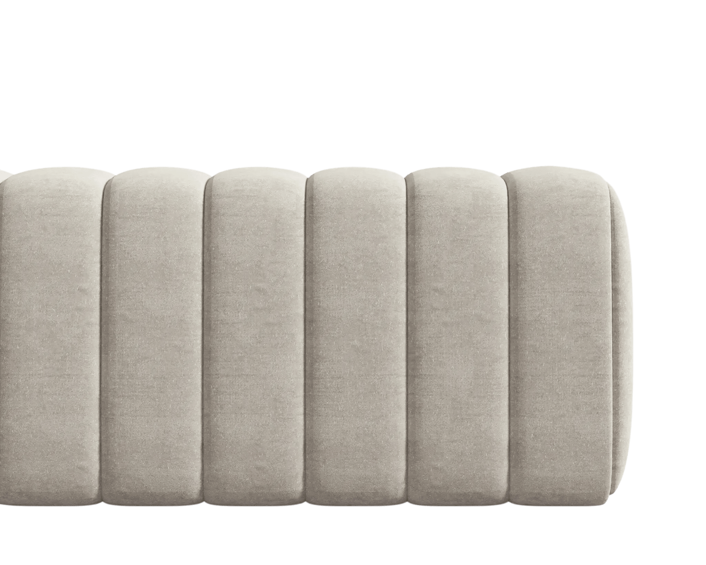 Canapé Modulable en Velours, Design Épuré pour Intérieur Contemporain, Confort Exceptionnel et Rembourrage Vegan 9