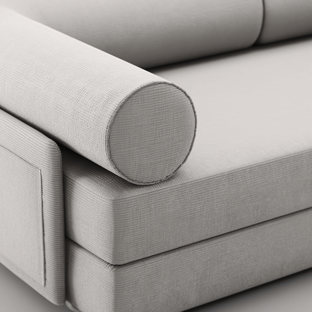 Canapé Lit Convertible / Collection M – Tissu Vegan Déperlant, Assemblage Facile et Design Minimaliste - Atelier NUBO