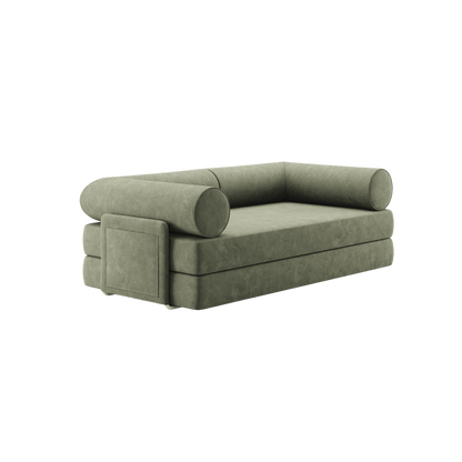 Canapé Lit Convertible Vegan Moderne 2 Places avec Confort Optimal et Design Contemporain – Clic Clac Pratique et Flexible 11