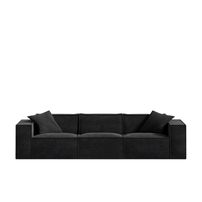 Canapé Modulable 3 Places en Revêtement Végétalien – Confort Optimal et Design Minimaliste pour Intérieur 13