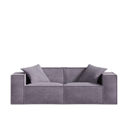 Canapé Modulable en Tissu Vegan, Confort Profond, Assemblage Facile, Design Élégant - 190 cm x 96 cm x 63 cm 15