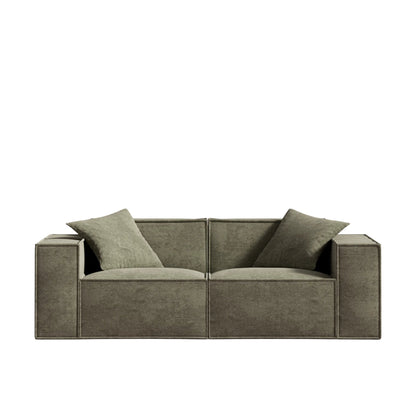 Canapé Modulable en Tissu Vegan, Confort Profond, Assemblage Facile, Design Élégant - 190 cm x 96 cm x 63 cm 11