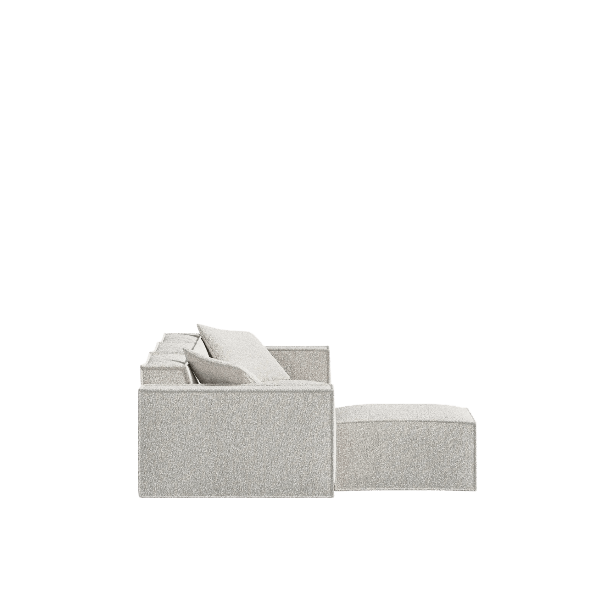 Canapé Modulable Moderne en Tissu Vegan – Configuration Personnalisable, Confort Optimal, Technologie SmartFoam 7