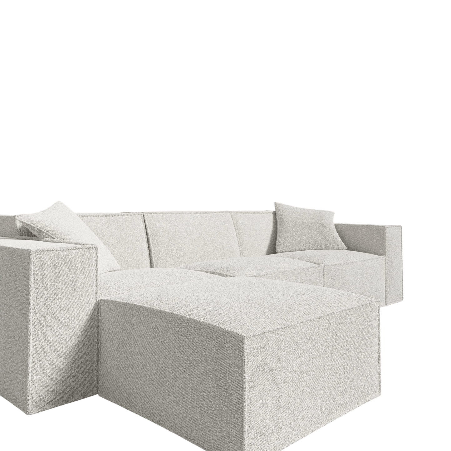 Canapé Modulable Moderne en Tissu Vegan – Configuration Personnalisable, Confort Optimal, Technologie SmartFoam 5