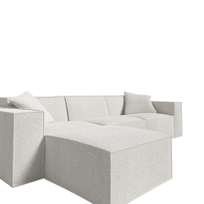 Canapé Modulable Moderne en Tissu Vegan – Configuration Personnalisable, Confort Optimal, Technologie SmartFoam 5