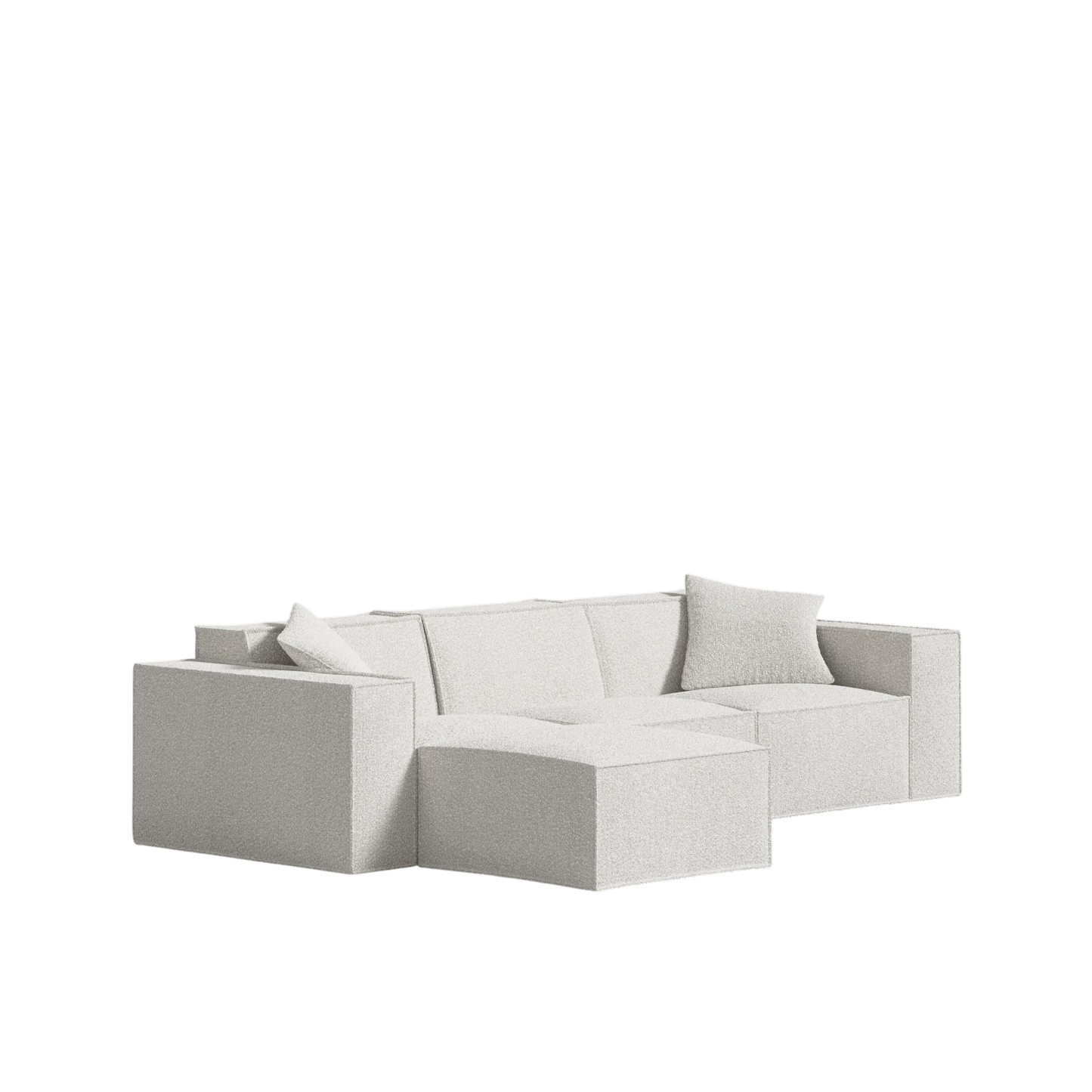 Canapé Modulable Moderne en Tissu Vegan – Configuration Personnalisable, Confort Optimal, Technologie SmartFoam 1