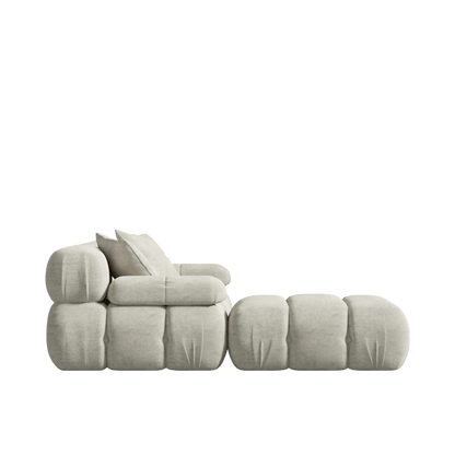 Canapé Sectionnel Modulable en L avec Modules Interchangeables - Confort Optimal, Cadre en Bois Massif, Revêtement Résistant aux Taches 7