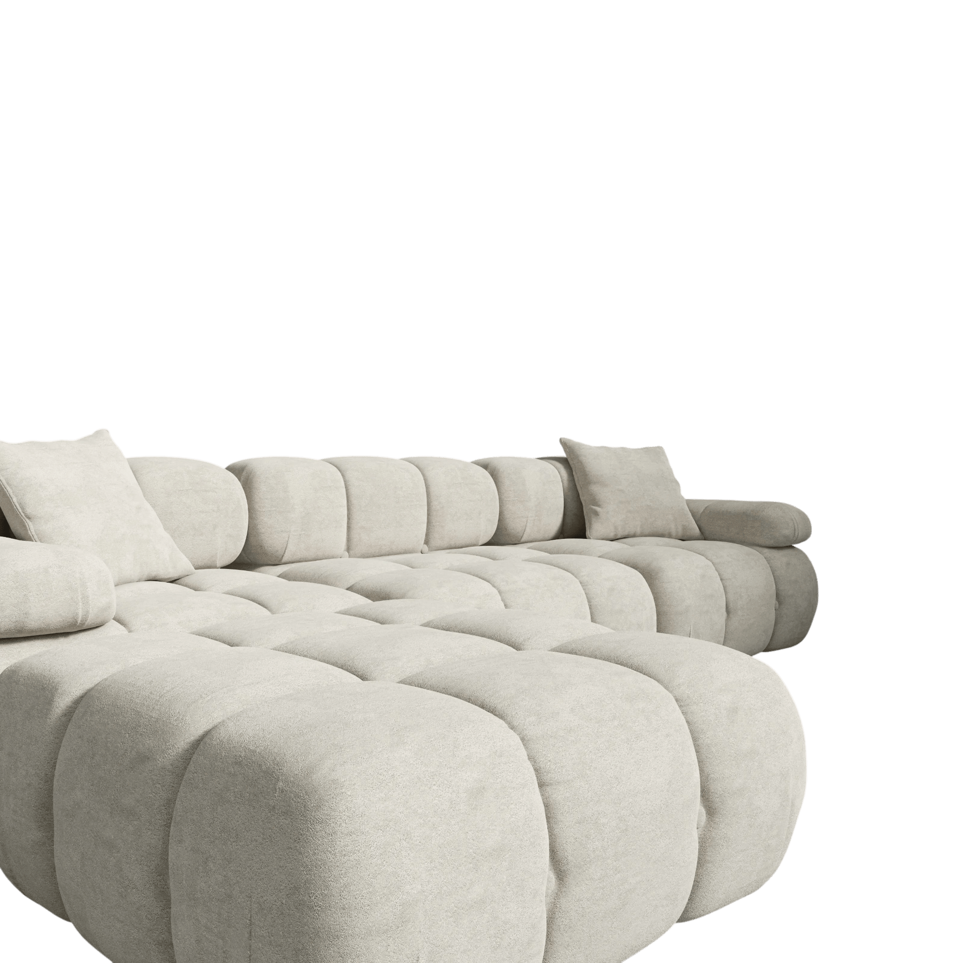 Canapé Sectionnel Modulable en L avec Modules Interchangeables - Confort Optimal, Cadre en Bois Massif, Revêtement Résistant aux Taches 6