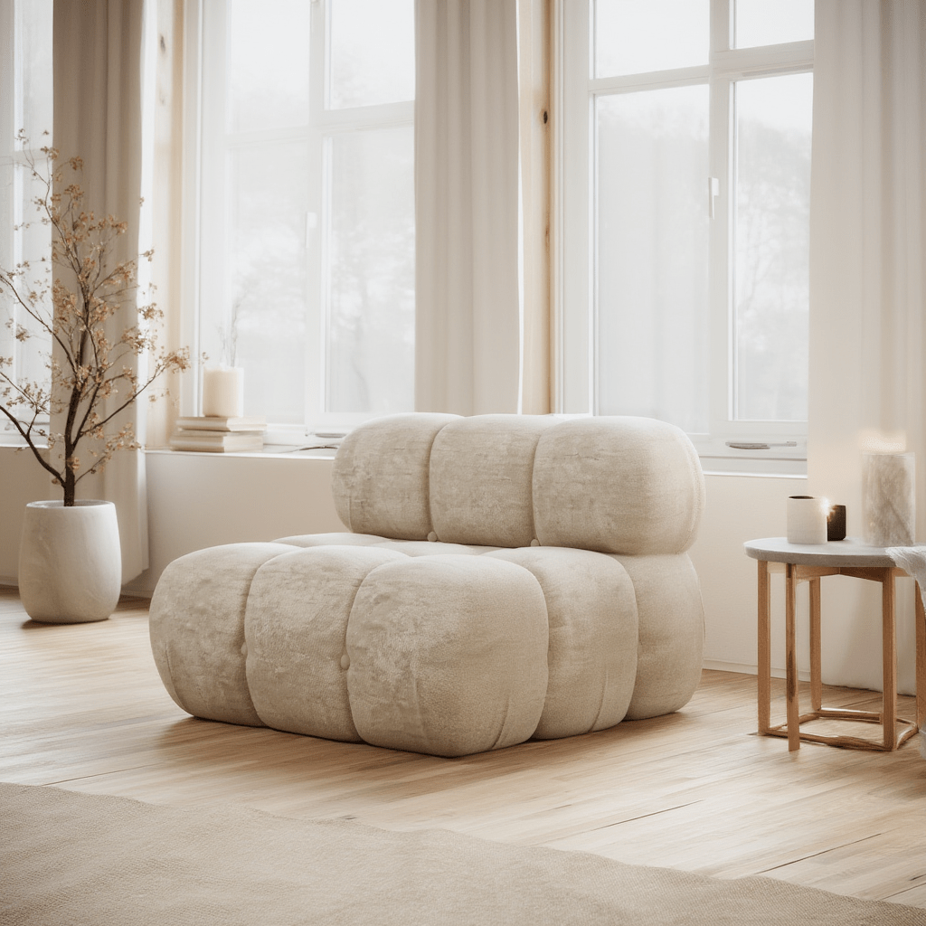 Module de Dossier pour Canapé Modulable / Collection O – Tissu Vegan Déperlant, Assemblage Facile et Design Minimaliste - Atelier NUBO